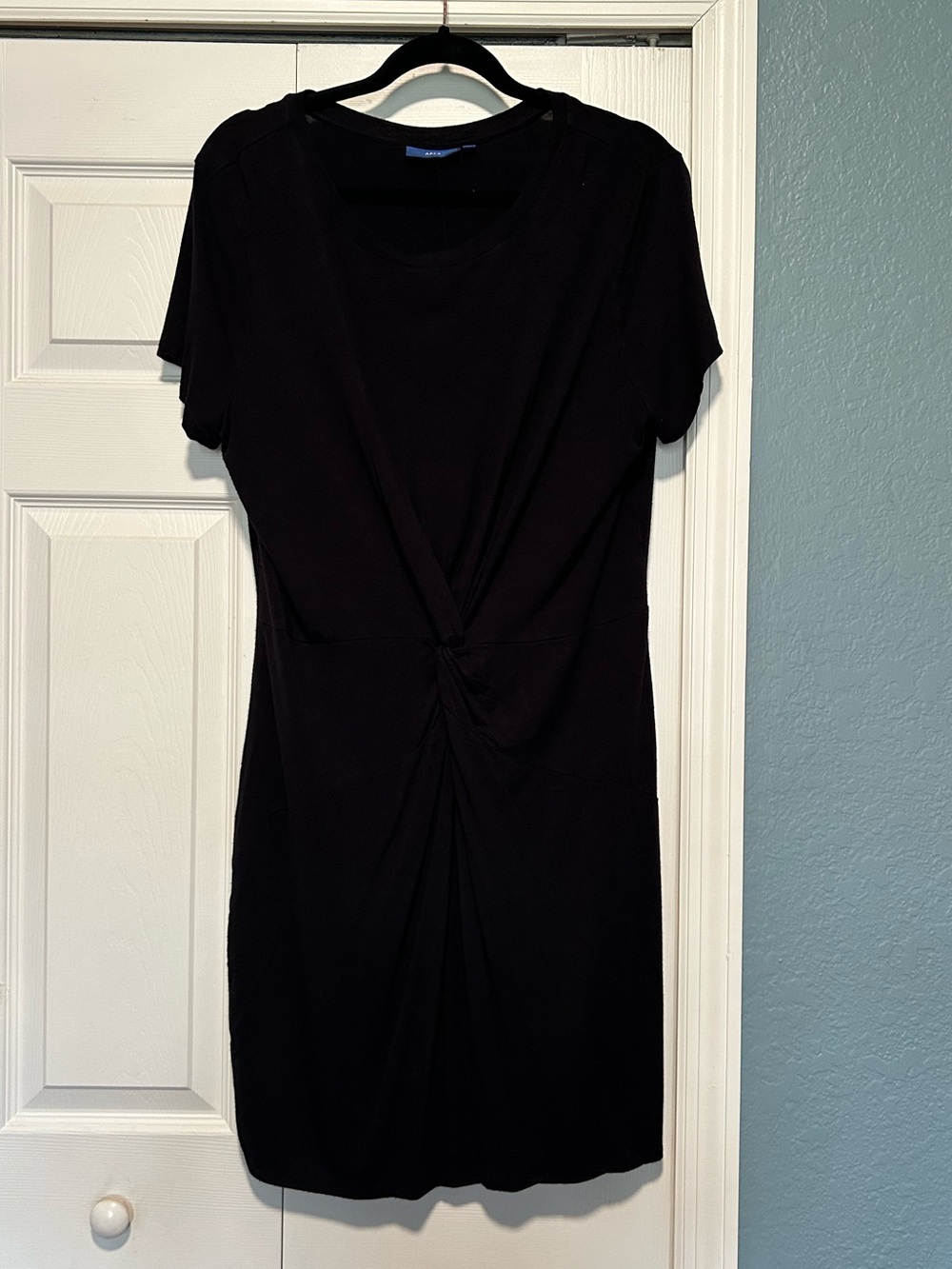 Apt. 9 Black Twist-Knot Mini Dress